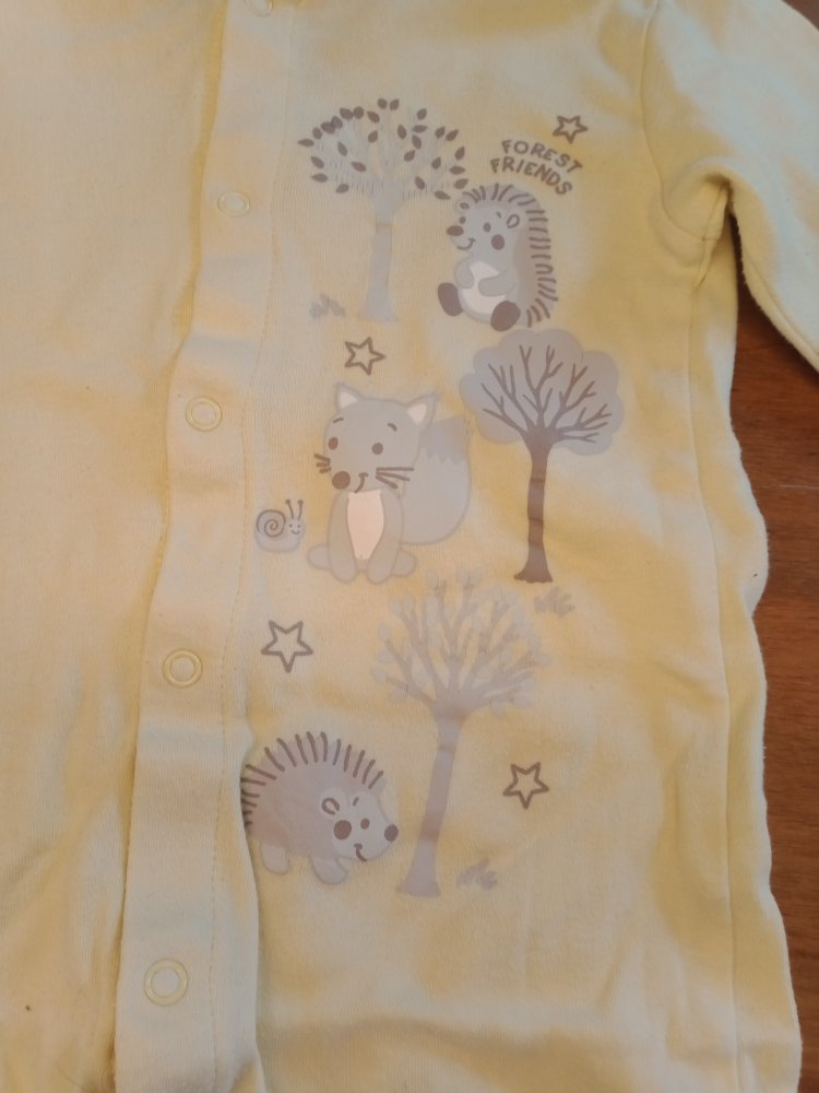gelbes Pijama Forest Friends