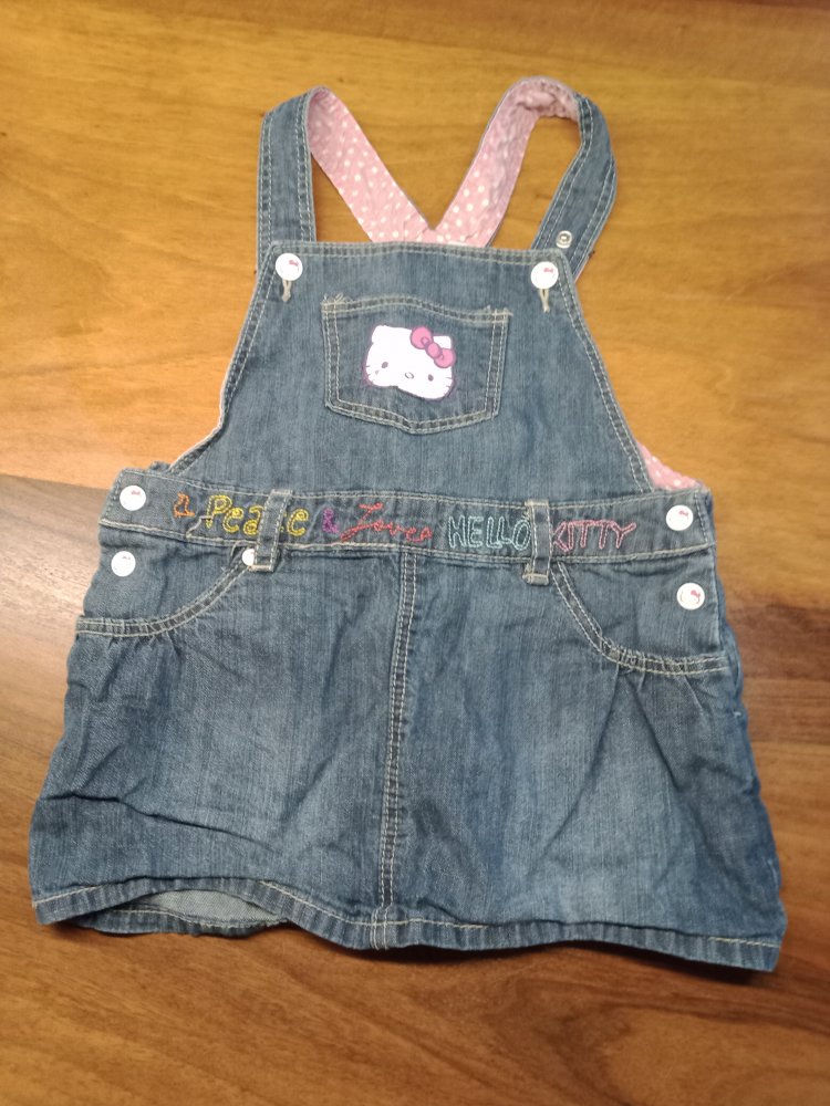 Jeans-Kleidchen Hello Kitty