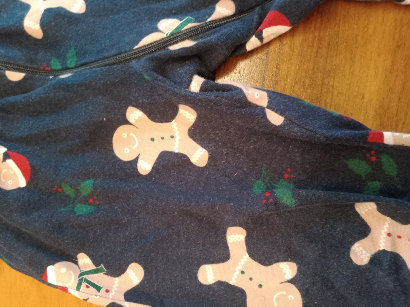 blaues Pijama Gingerbred-Man