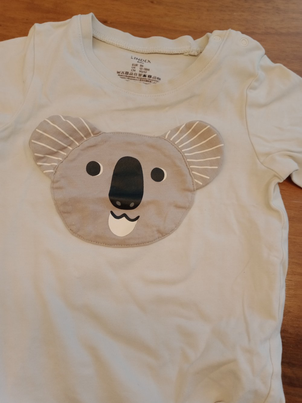 Body beige langarm Panda