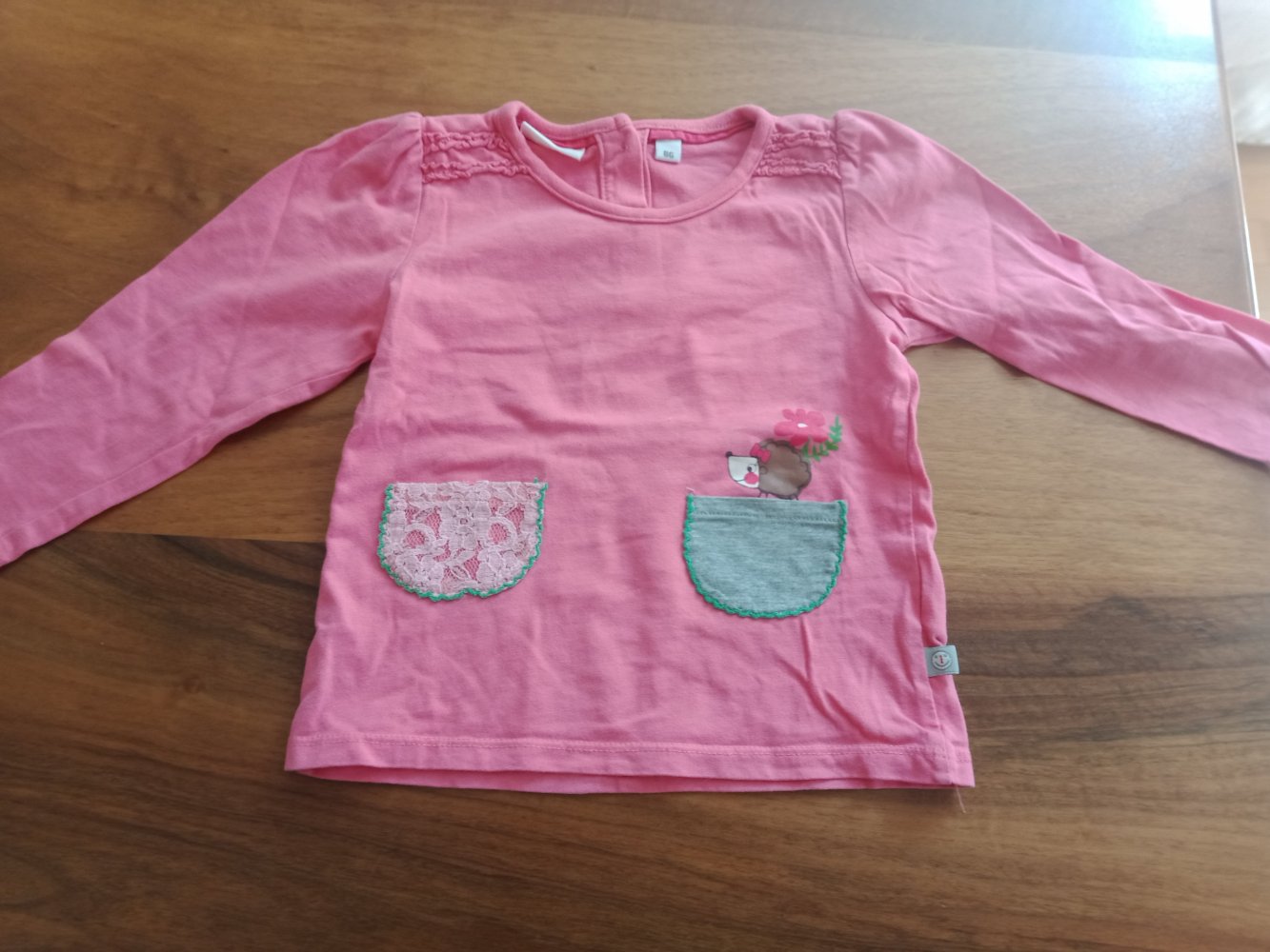 rosa Sweatshirt Igel