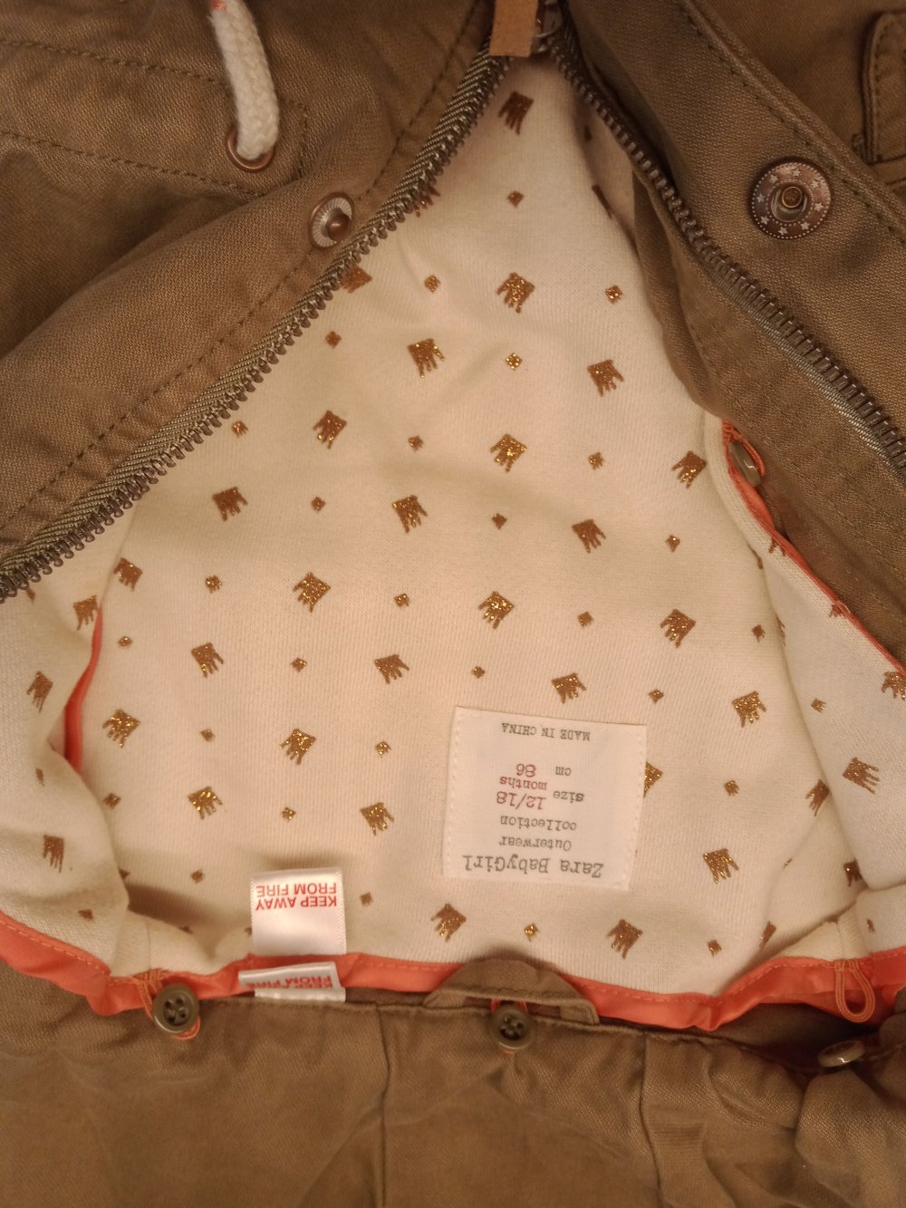 braune Uebergangsjacke