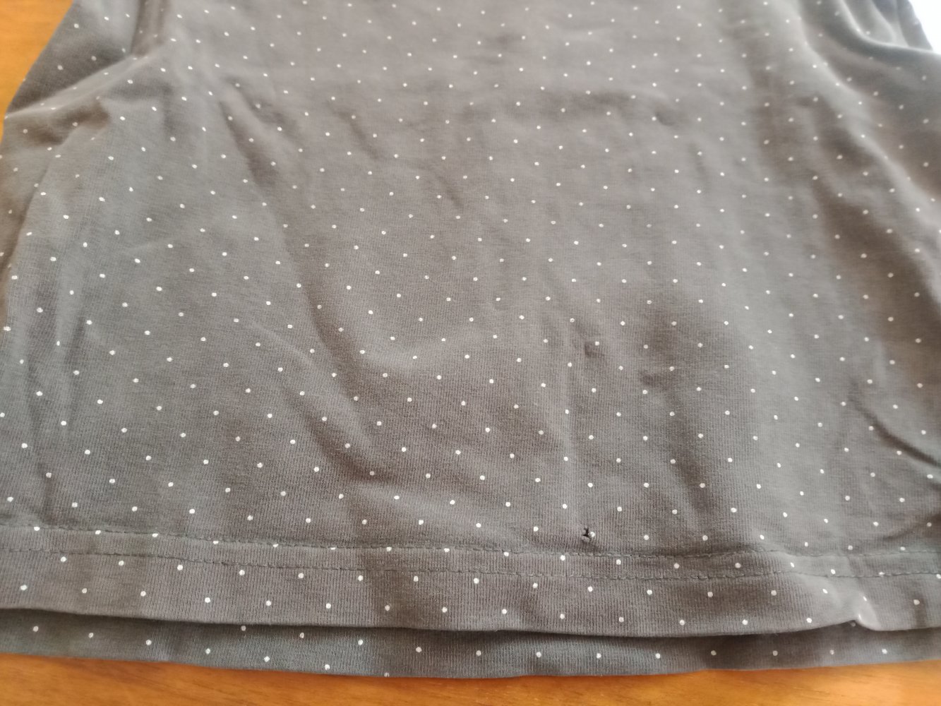 Basic braun gepunktetes Sweatshirt