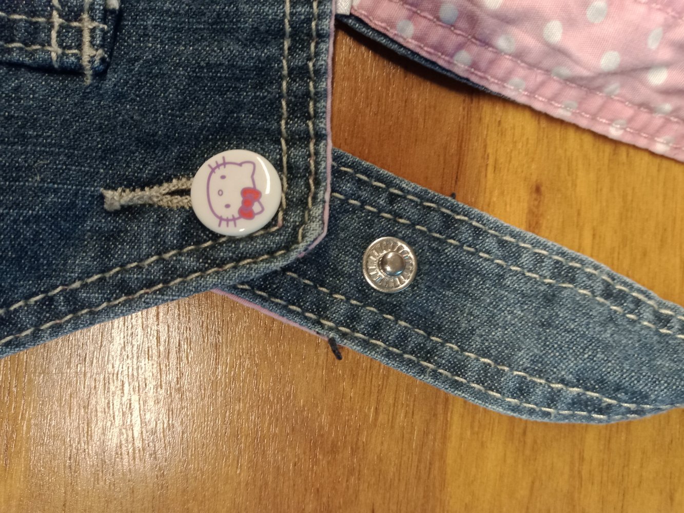 Jeans-Kleidchen Hello Kitty
