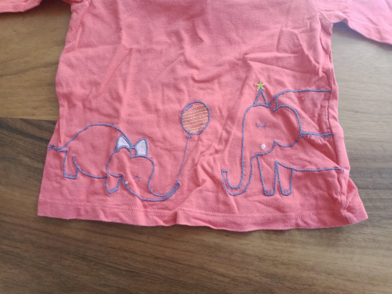pink Sweatshirt Zirkus-Elefanten