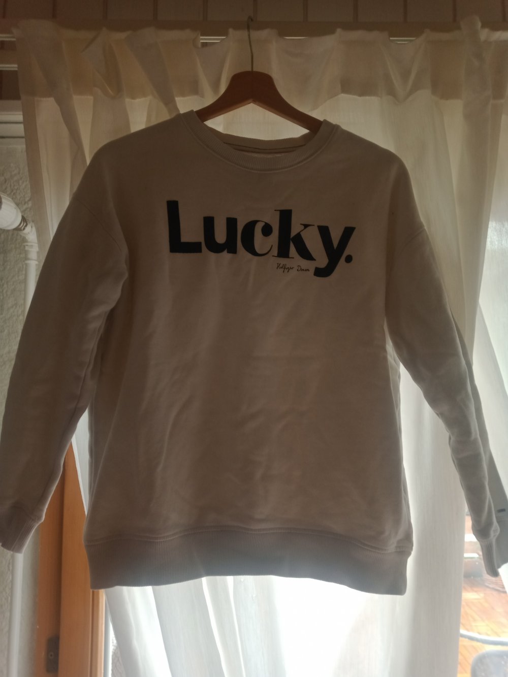 weisser Pulli Tommy Hilfiger