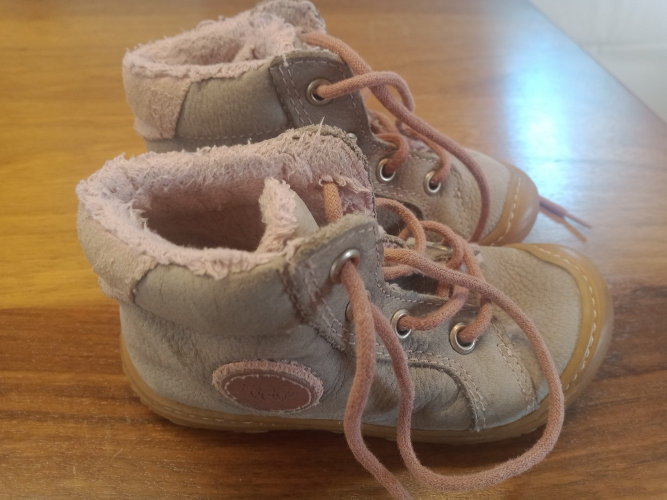 beige Halbschuhe 