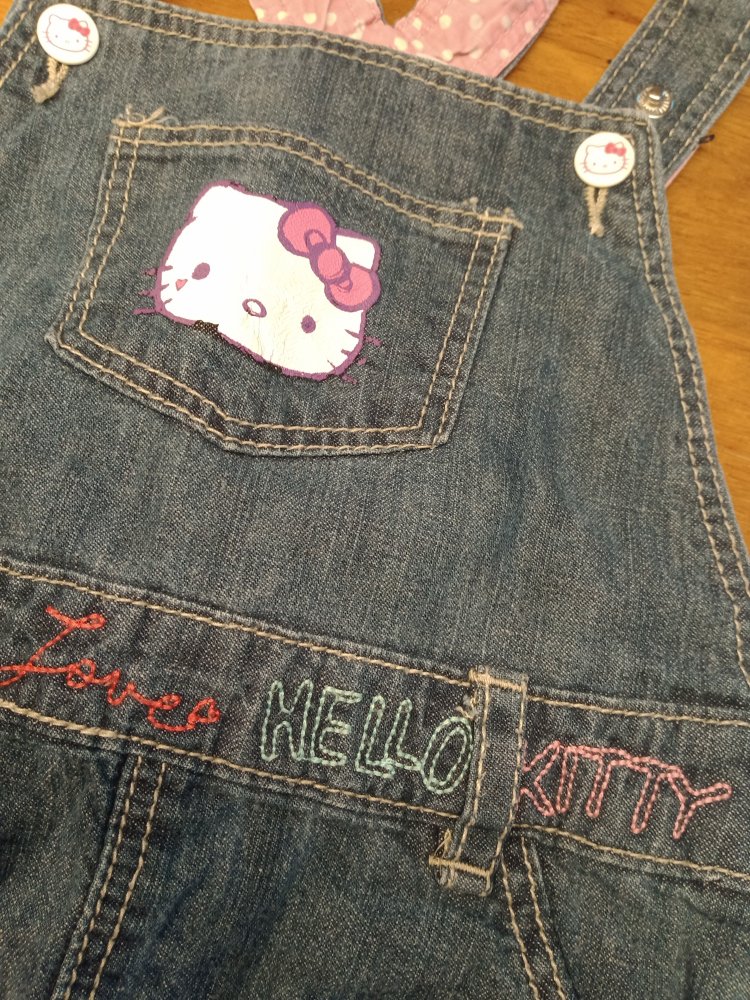 Jeans-Kleidchen Hello Kitty