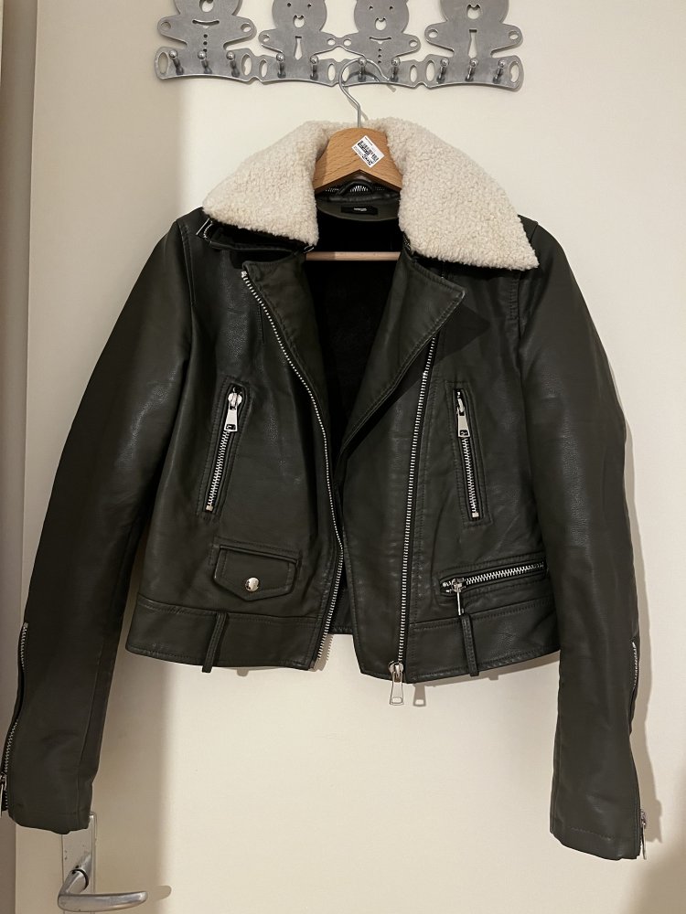 Kunstlederjacke