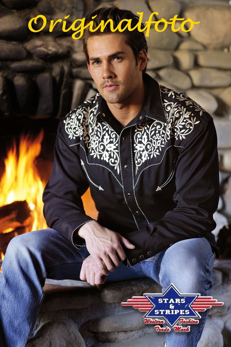 Stars & Stripes Herren Westernhemd Country Linedance »HENRY« Gr. L