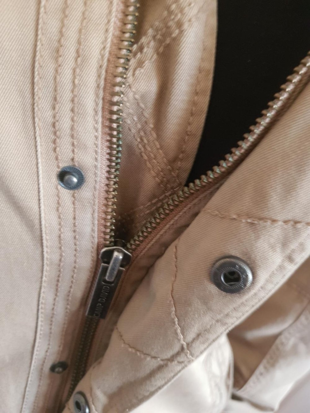 Camp David Jacke Größe: XL mit viel Applikation/en