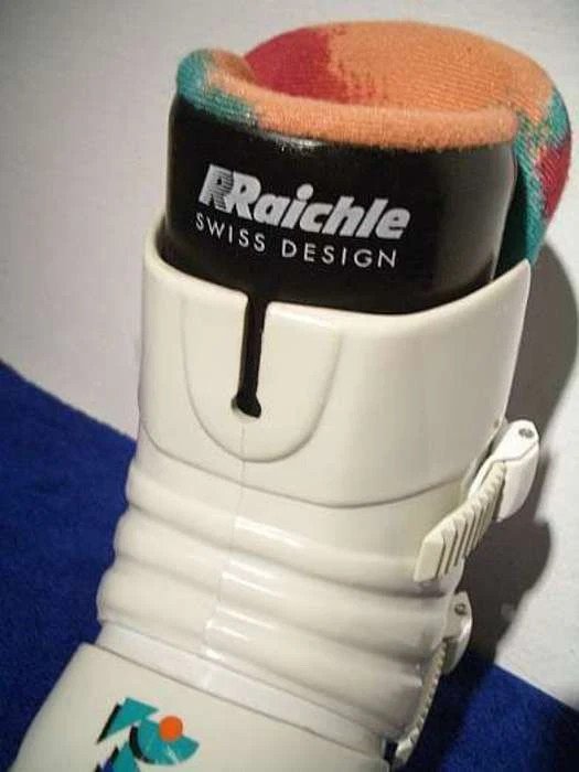 Raichle Kinderskischuhe Gr. 31 in weiß