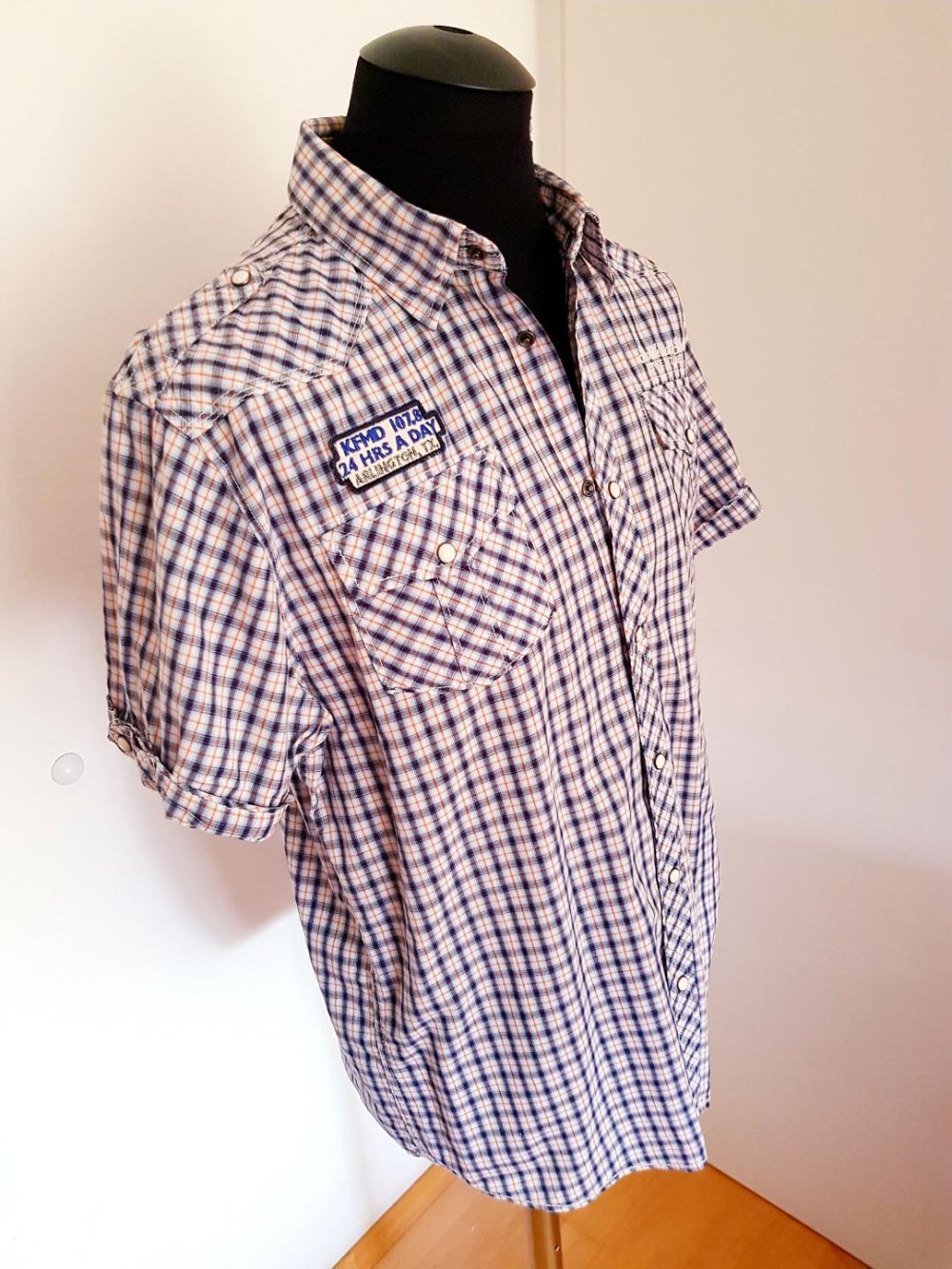 SCOTCH ausgefallenes modernes Herren Hemd Mens Shirt Fashion Gr. L