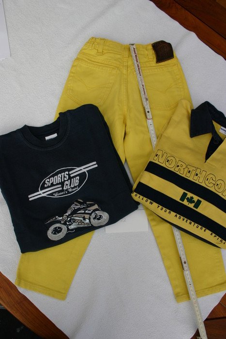 Pullover Sweat Shirt + Hose Paket 3 Stück Gr.128