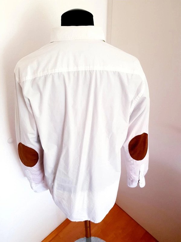 Hemd weiß fa. esprit m. Cord Applikationen TOP