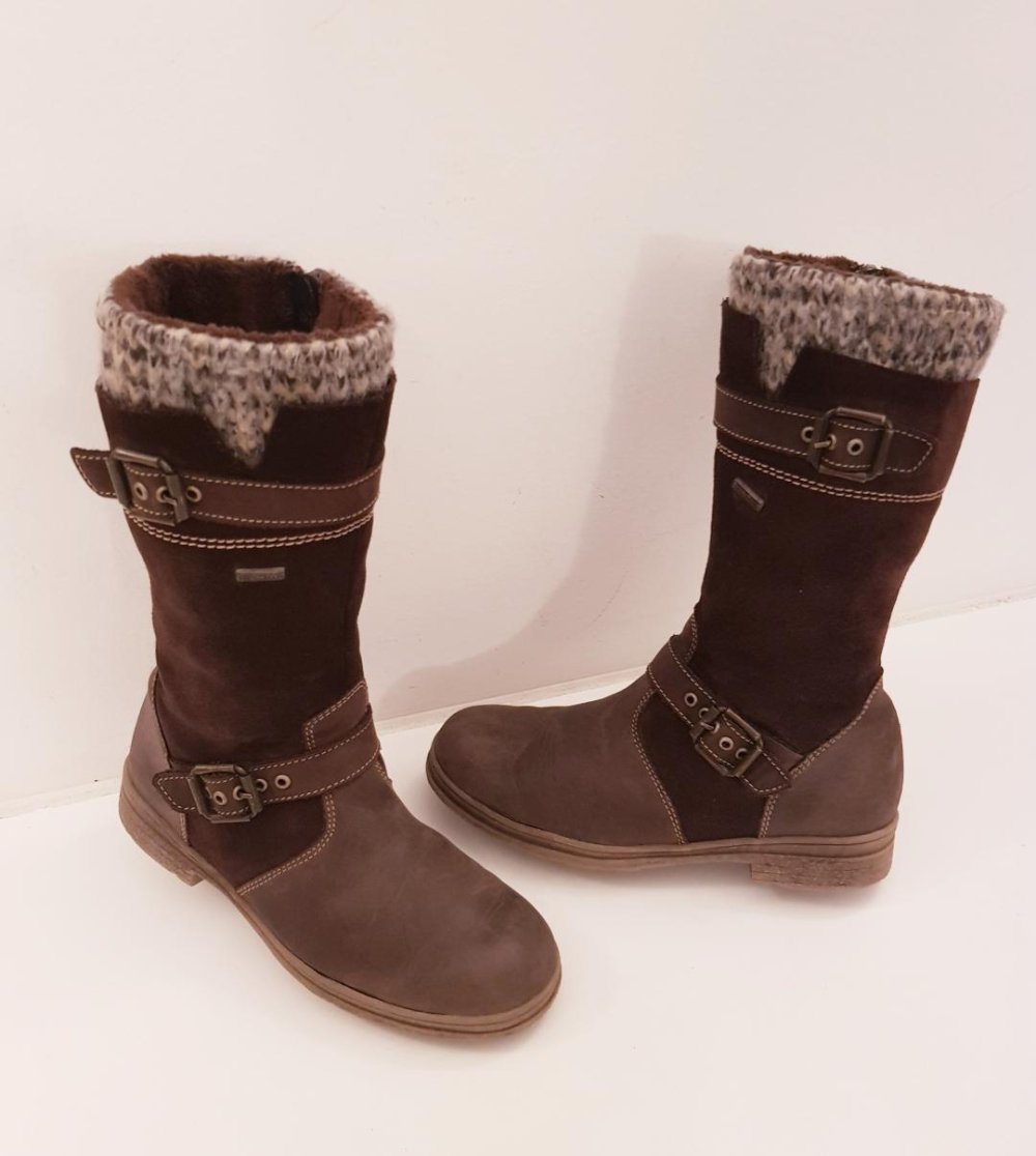 Mädchen Winterstiefel Fa,. Däumling braun Gr. 37/38