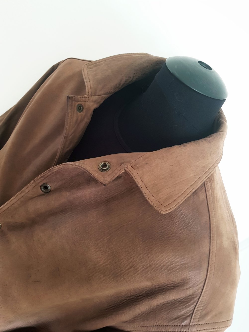 Herren Lederjacke in braun Gr. XL Top- Look