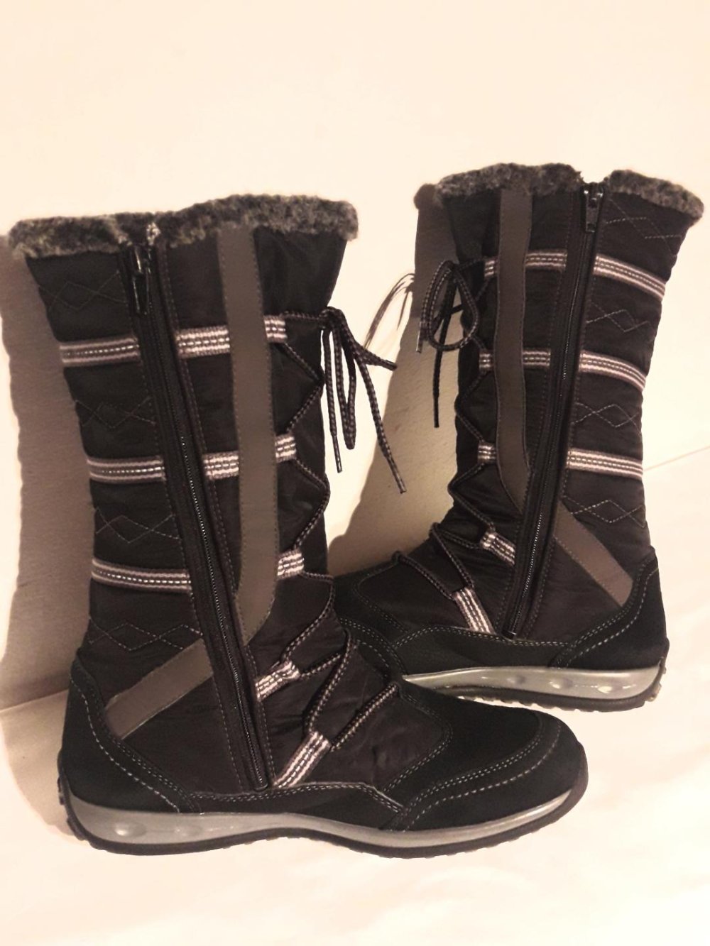 Winterstiefel Superfit Gore-Tex schwarz Wildleder Gr. 39 TOP