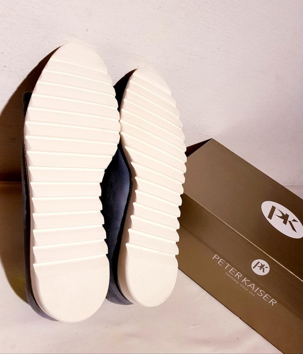 Peter Kaisers Schuhe in grau mit Schleife TOP