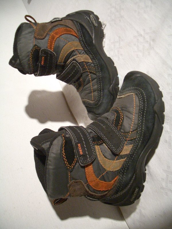 GEOX Winterschuhe Stiefel Wildleder bunt Gr 33
