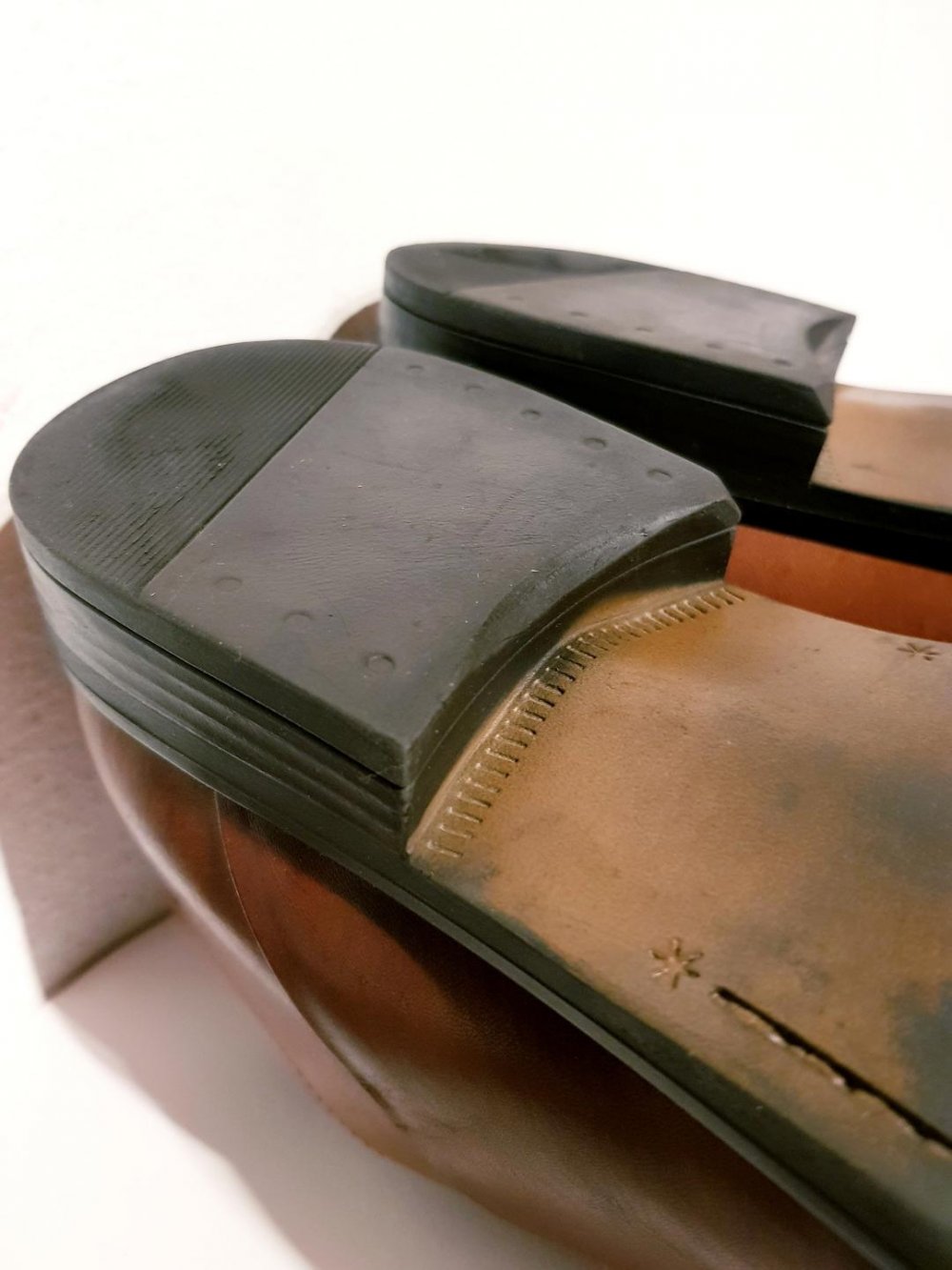 Lederschuhe Business-Schuh hell-braun Gr.44 TOP