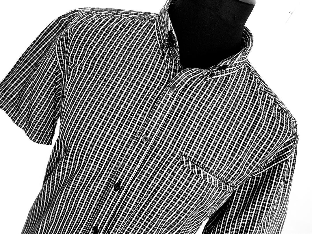Kurzarmhemd  Angelo Litirco-Modisches Karomuster fein Gr. -XL- TOP 