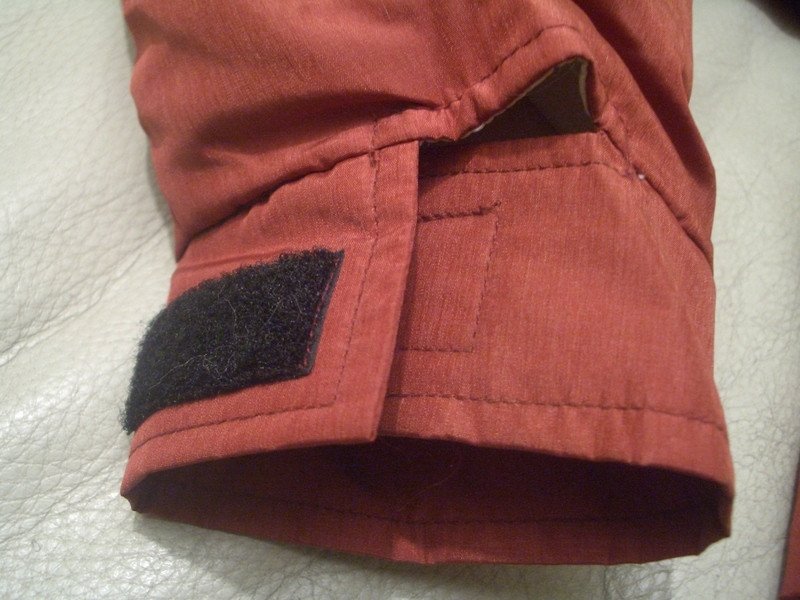 Jacke teils-gesteppt kaminrot Gr.M 48