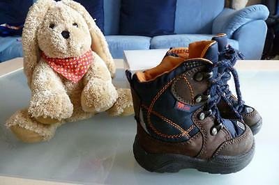 Elefanten Winterschuhe Stiefel Wildleder blau Gr 20 