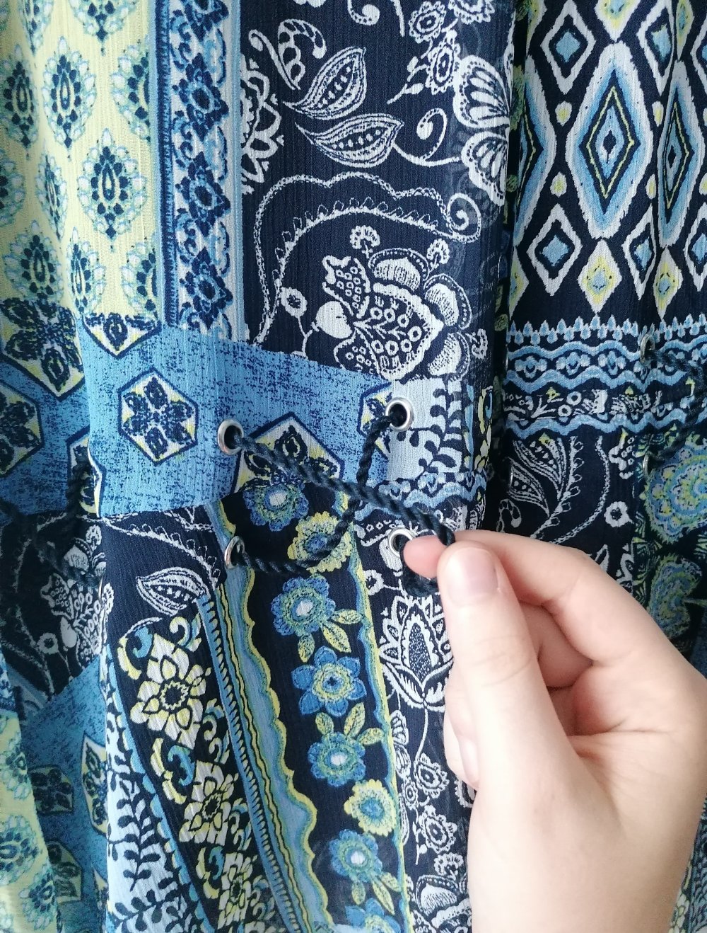 Blaues, lockeres Sommerkleid von CandA Premium