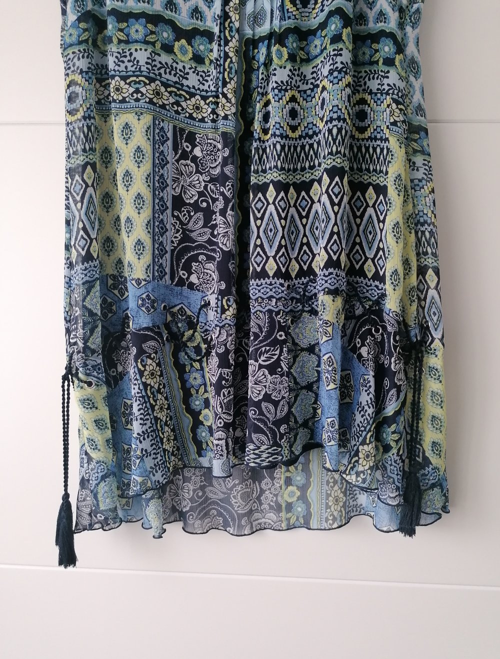 Blaues, lockeres Sommerkleid von CandA Premium