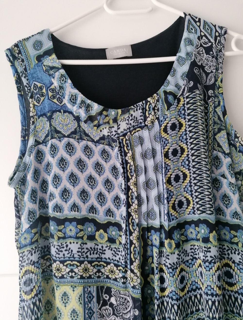 Blaues, lockeres Sommerkleid von CandA Premium