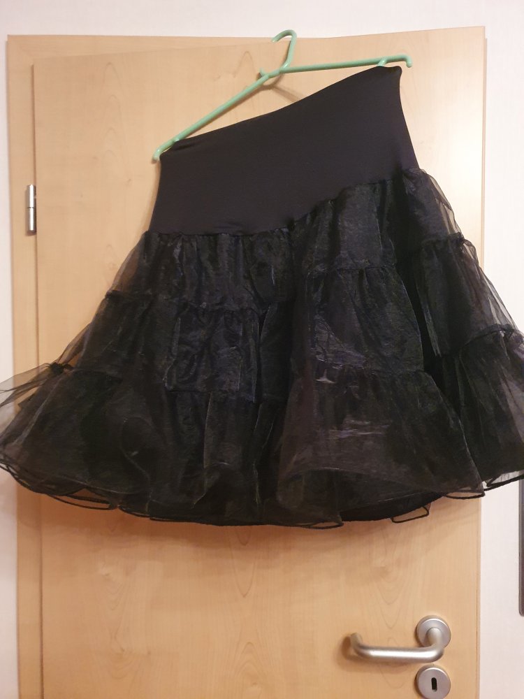 Schickes 4tlg. Rockabillykleid mit 2 versch. Petticoat und Handtasche