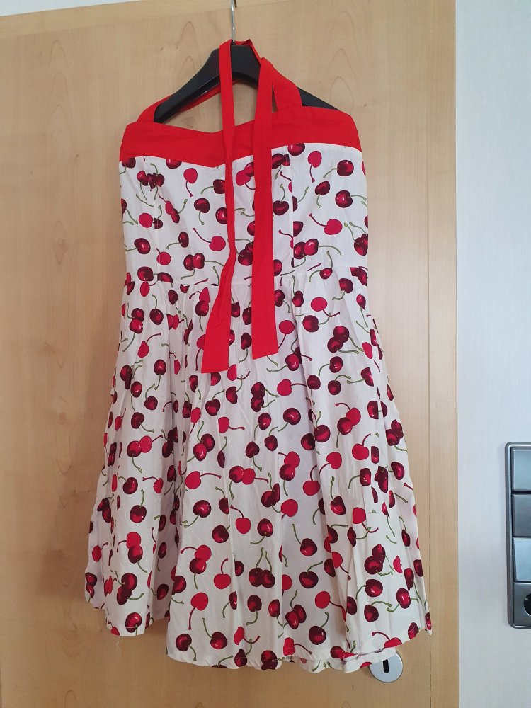 Schickes 4tlg. Rockabillykleid mit 2 versch. Petticoat und Handtasche