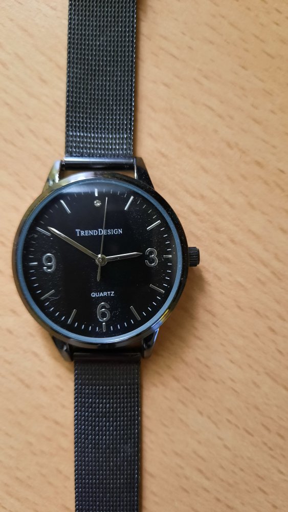 Uhr,  grau