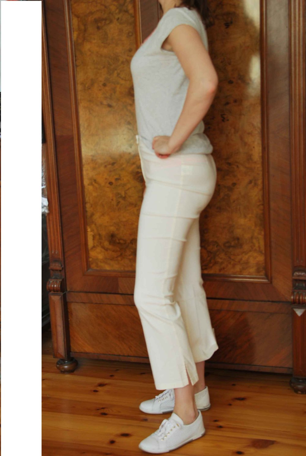 VERO MODA Damen Hose Gr. 40  / L  NEU cream Viskose
