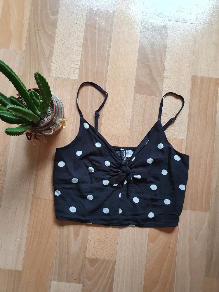Crop Top mit Schleifchen