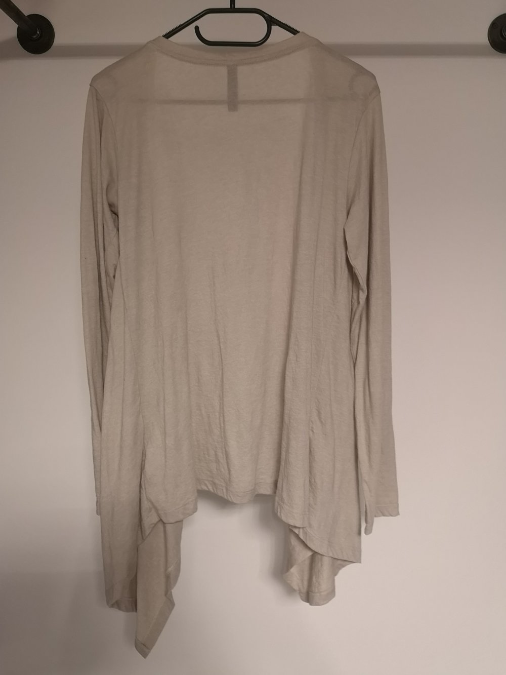 Beige Strickjacke 