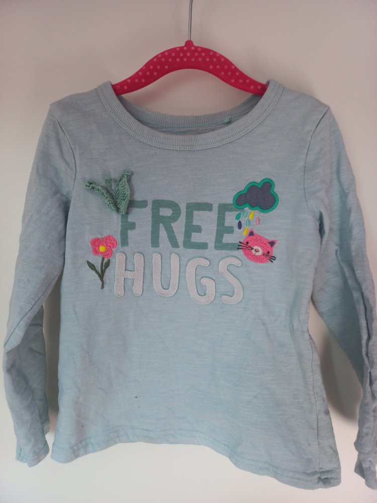 Next Sweat Pea Free Hugs Langarmshirt Größe 110