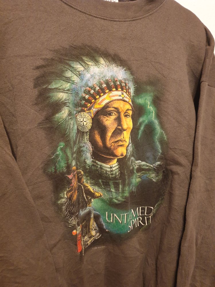 Vintage 1999s Graphic Print Sweater retro oversized
