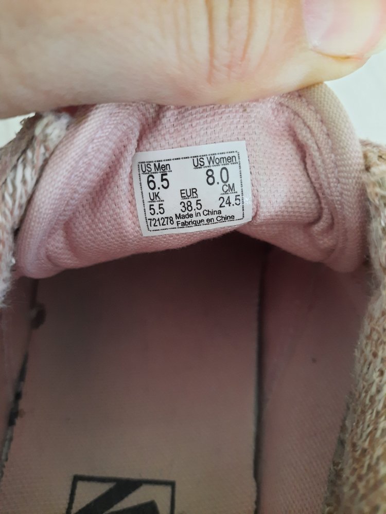 Rosa Vans 