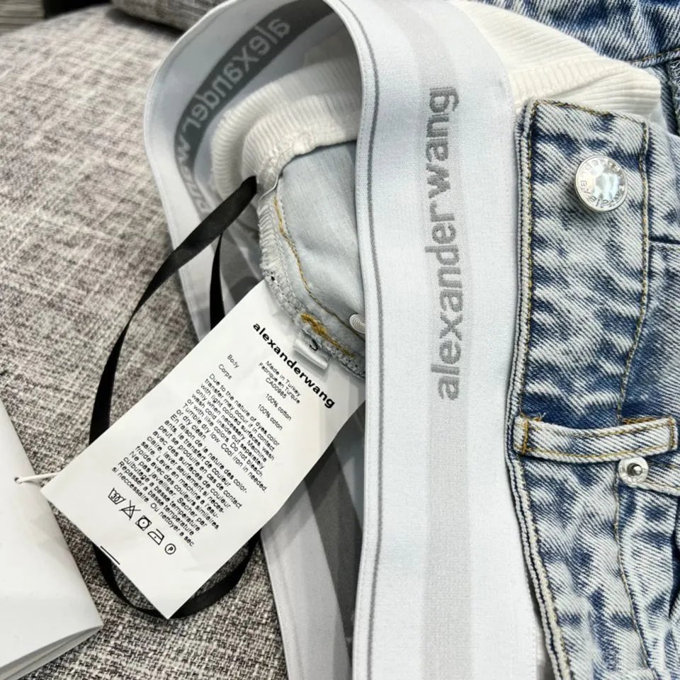 Alexander wang denim shorts