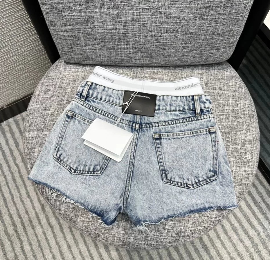 Alexander wang denim shorts