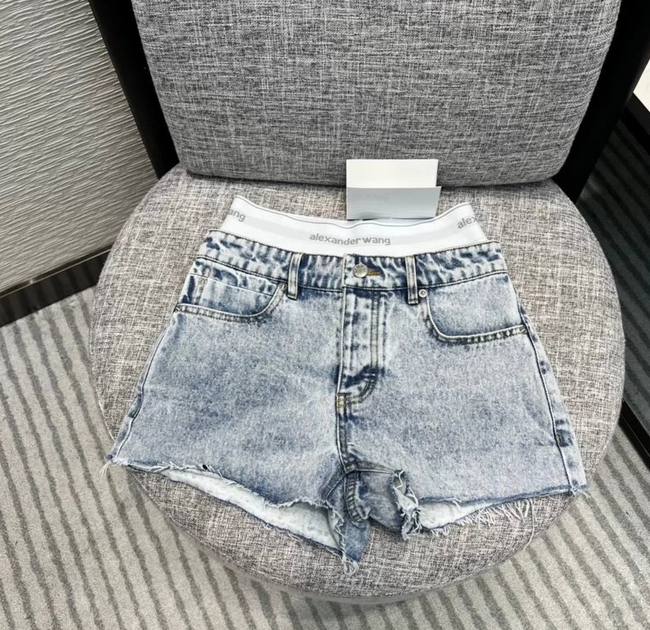 Alexander wang denim shorts
