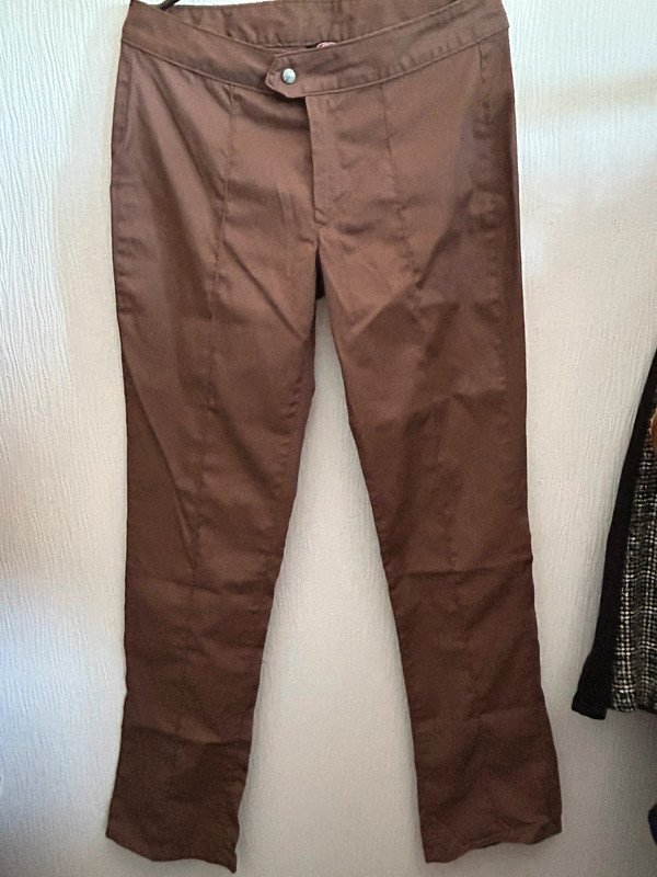 Vintage Hose, Diesel, Y2K, 2000er, von Diesel, braun-glänzend, Jeansgr.30 (=38/40)