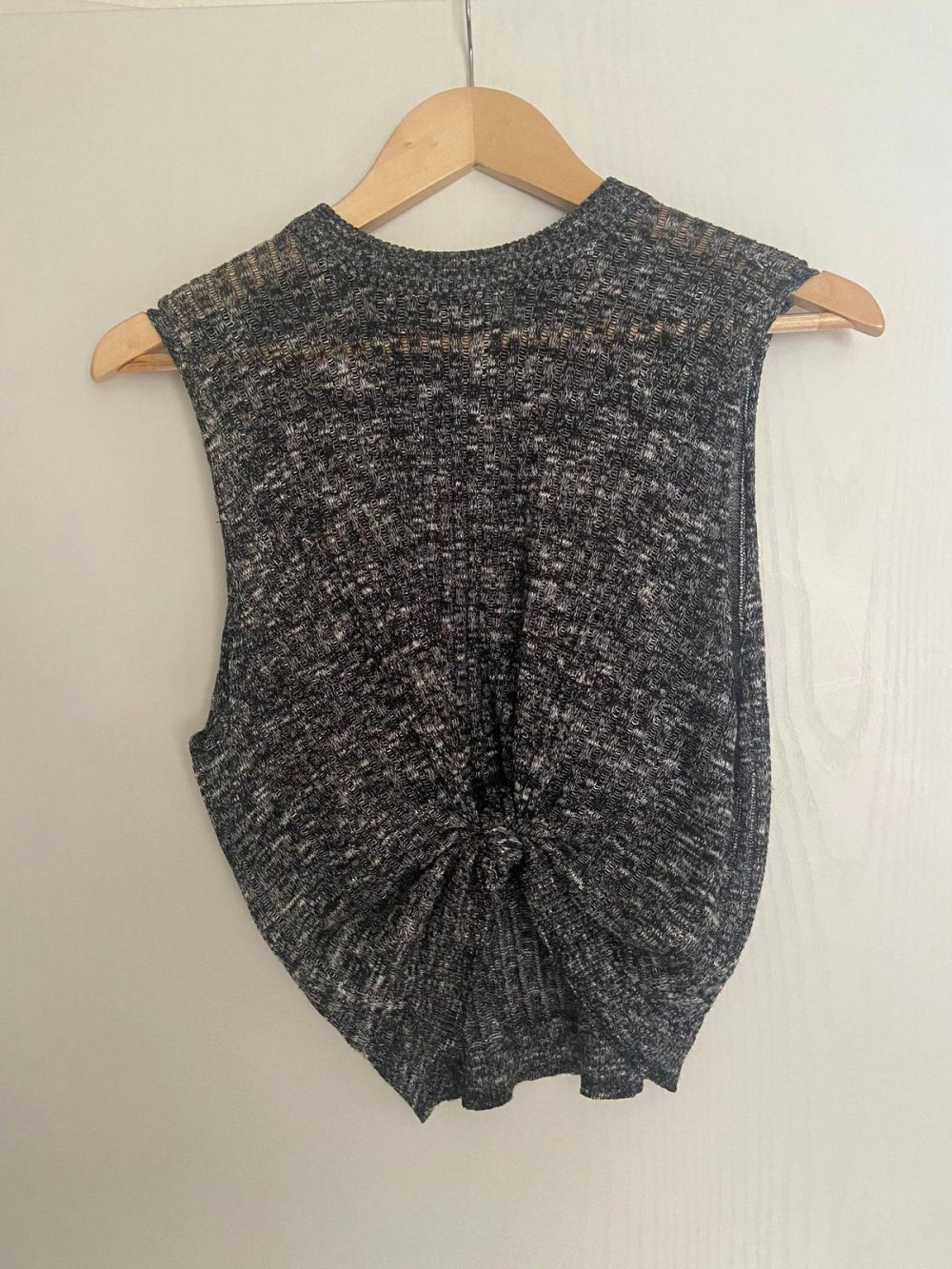 DIVIDED H&M schwarz weißes Top L