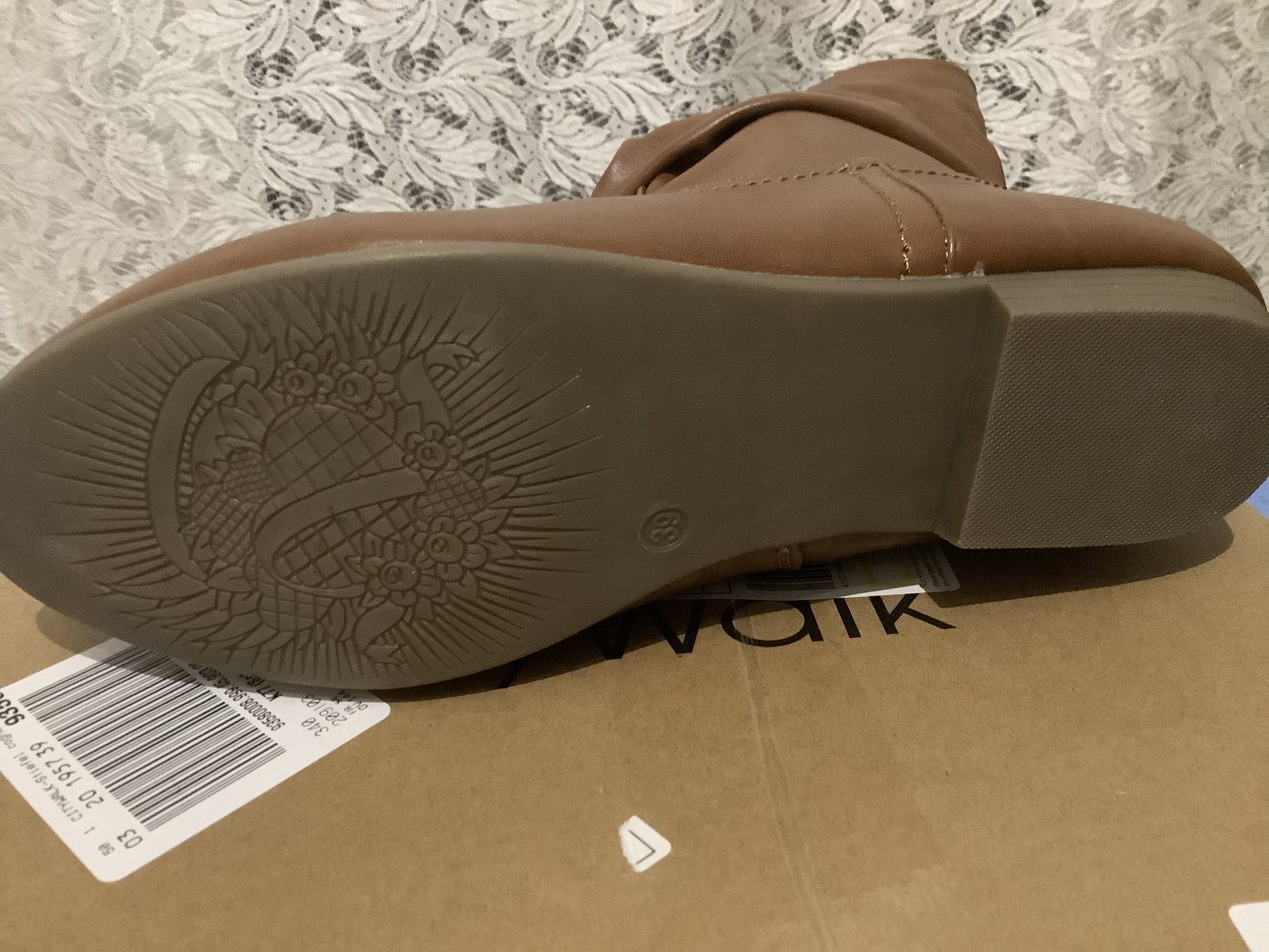 CITY WALK Stiefelette mit Raffungen am Schaft Gr. 39 