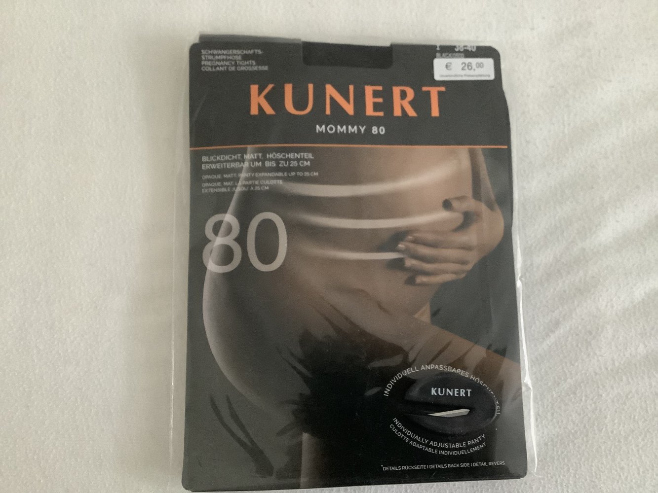 Kunert Mommy 80 DEN Schwangerschaftsstrumpfhose blickdicht