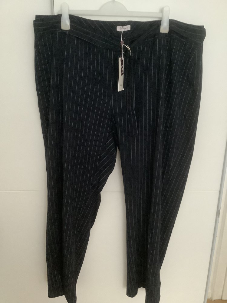 SHEEGO HOSE GR. 54 neu marine gestreift