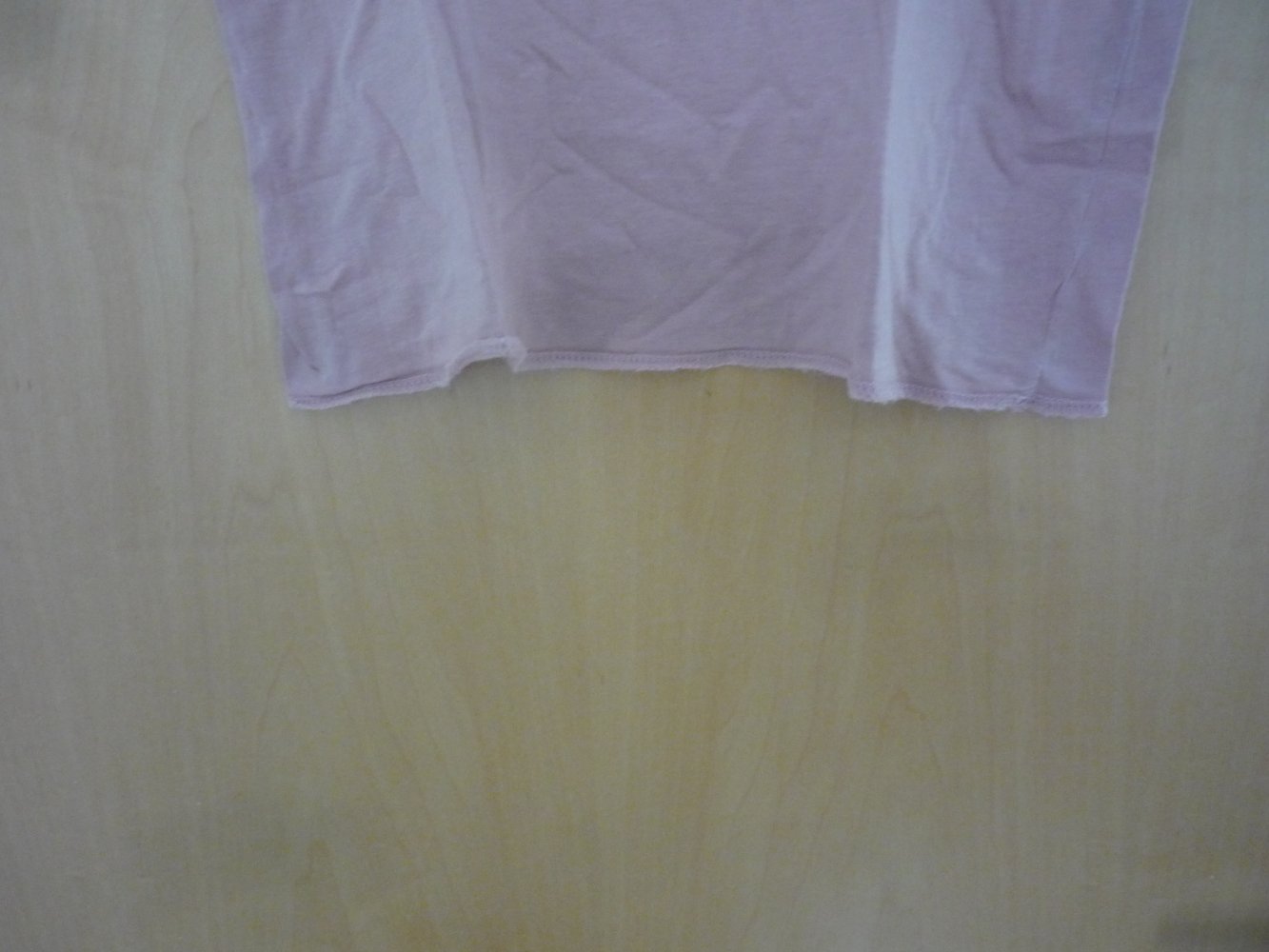 Tally Weijl – schönes TShirt mit Rundhals-Ausschnitt - Gr. S – apricot mit Applikation