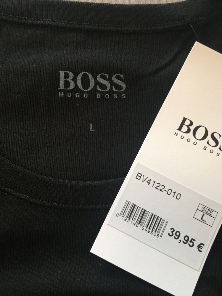 NEU Hugo Boss T Shirt Gr L M schwarz